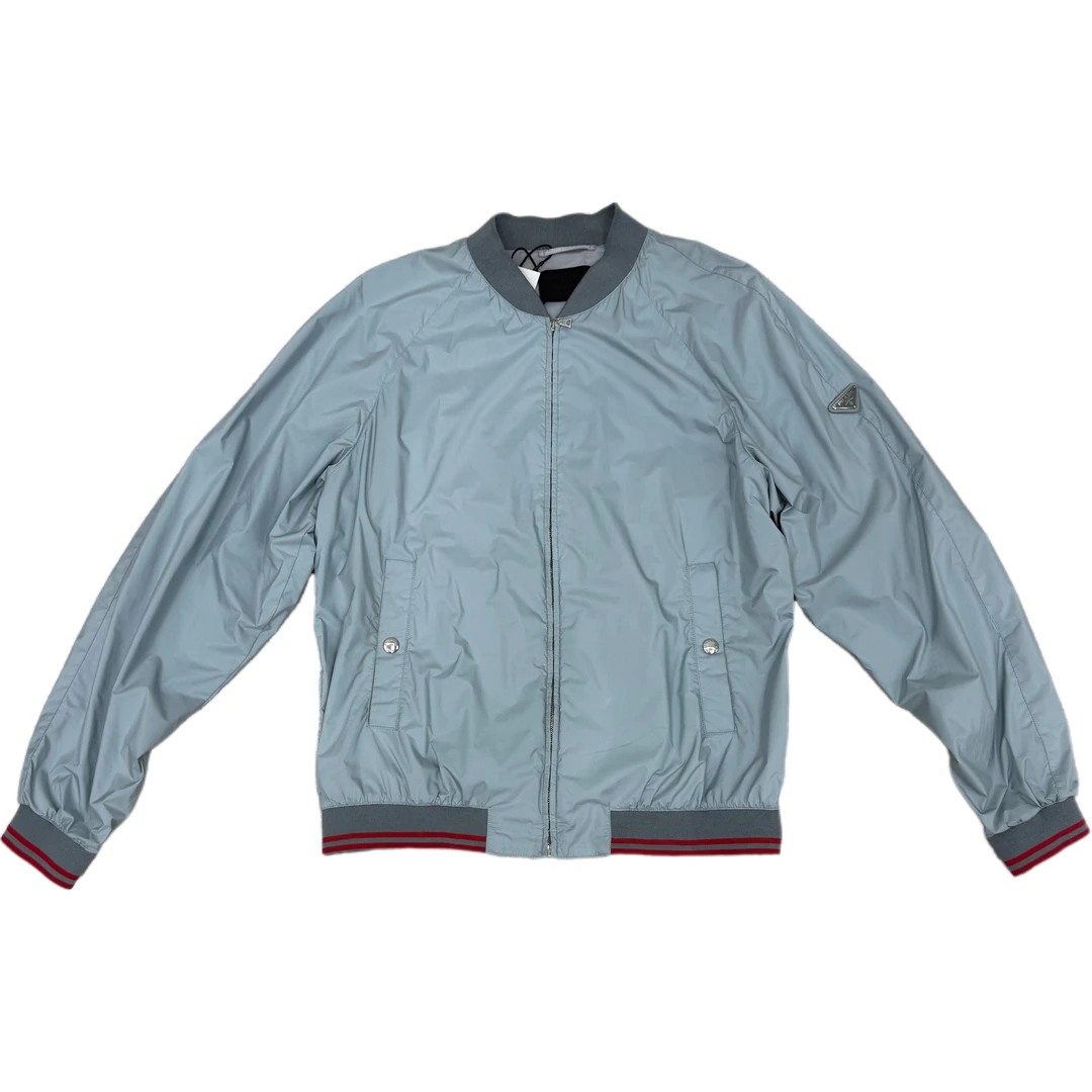 99新 Prada/普拉达 经典三角徽标尼龙夹克外套/尺码56/编号8011