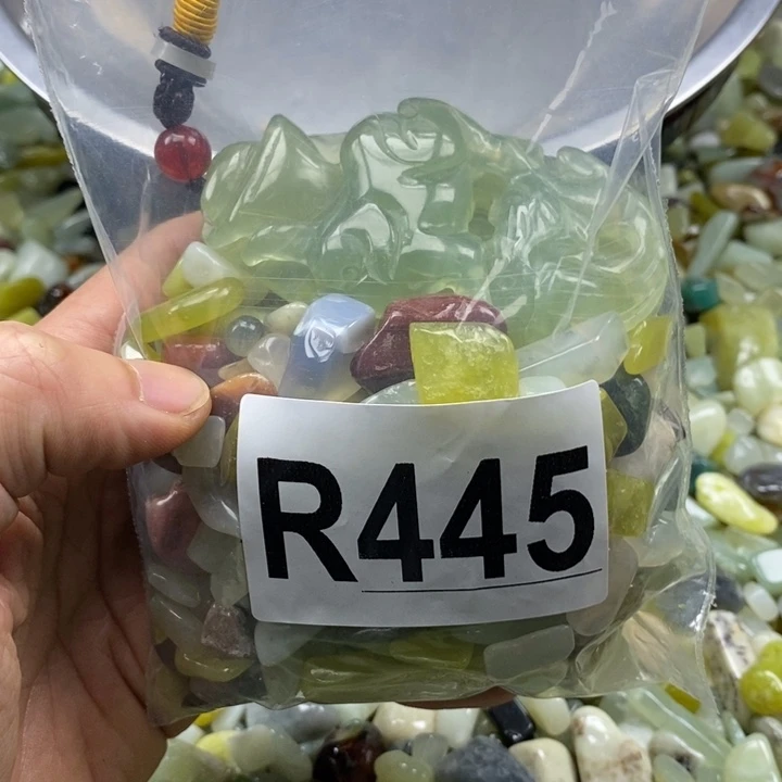 蛇纹石玉未镶嵌鱼缸石