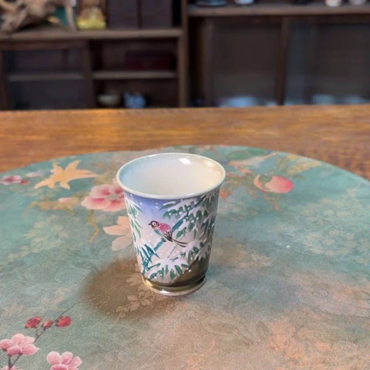 柴烧纯手工手绘陶瓷