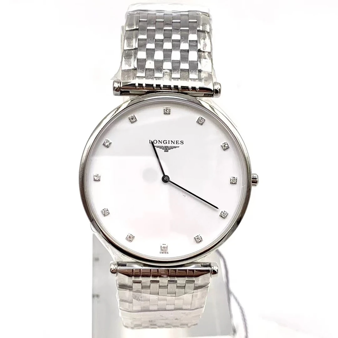 99新 Longines/浪琴 优雅/原镶钻/石英/表径36mm/女表