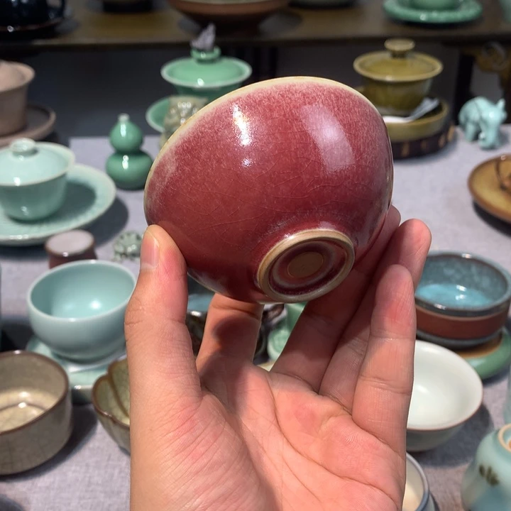 龙泉青瓷手工茶碗