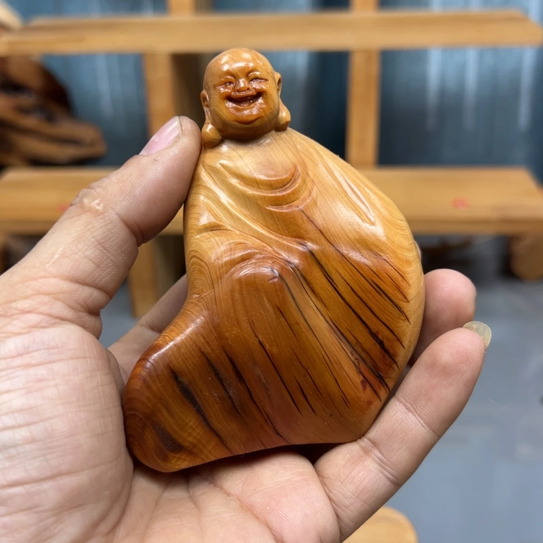 S***）木崖柏木摆件手把件