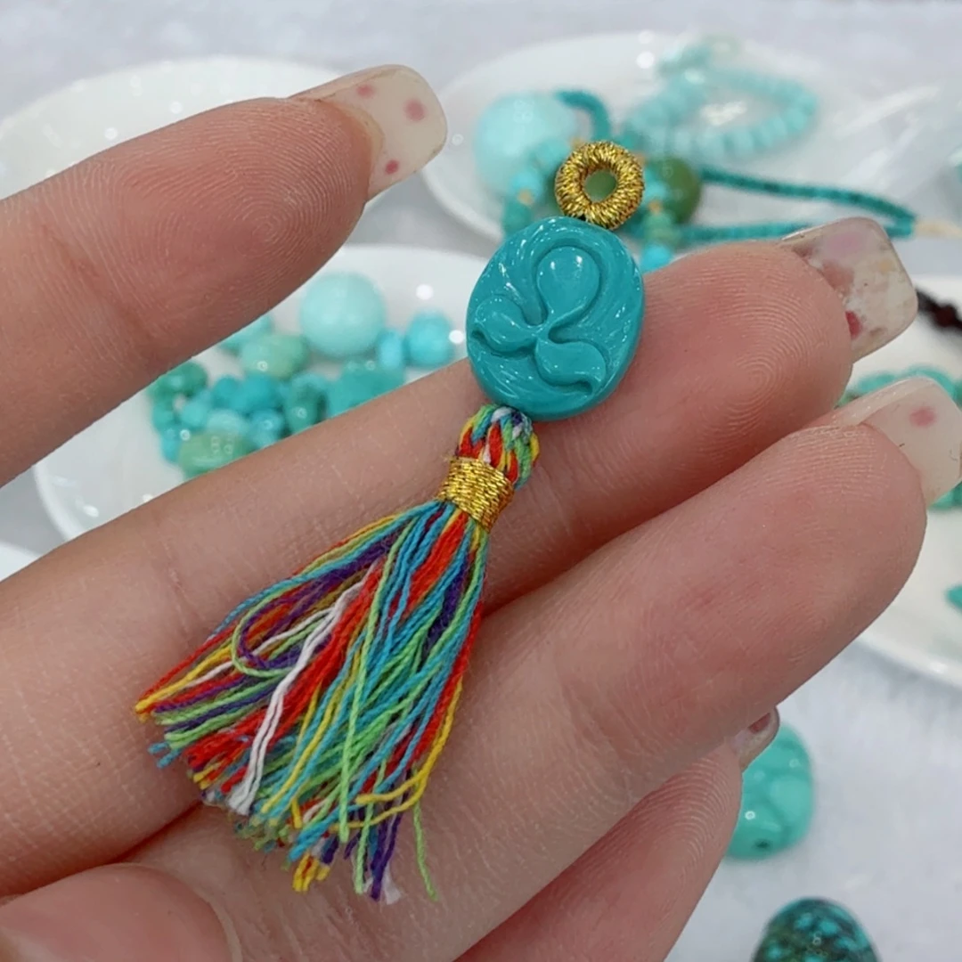 绿松石未镶嵌配饰