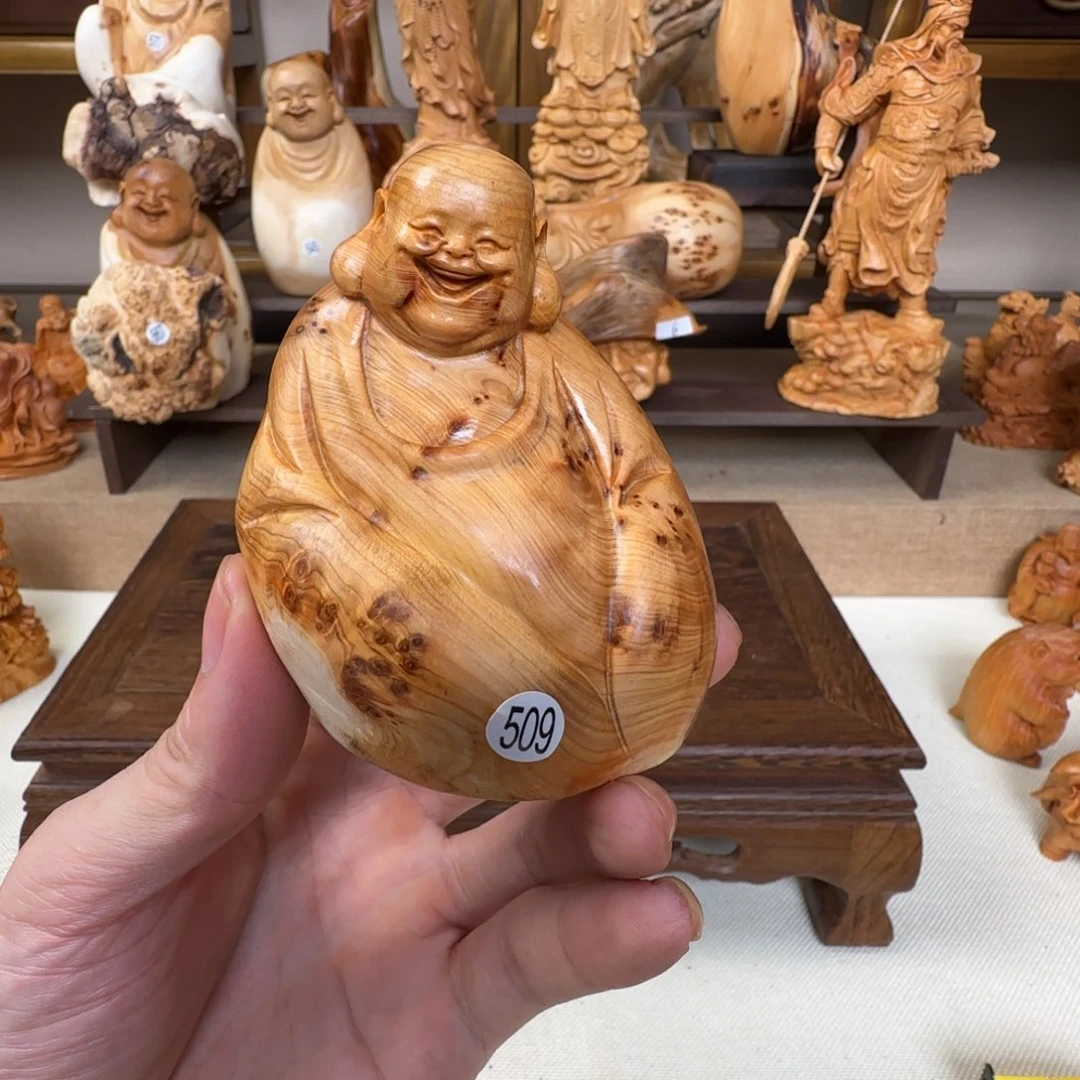 崖柏小木匠艺雕一物一拍