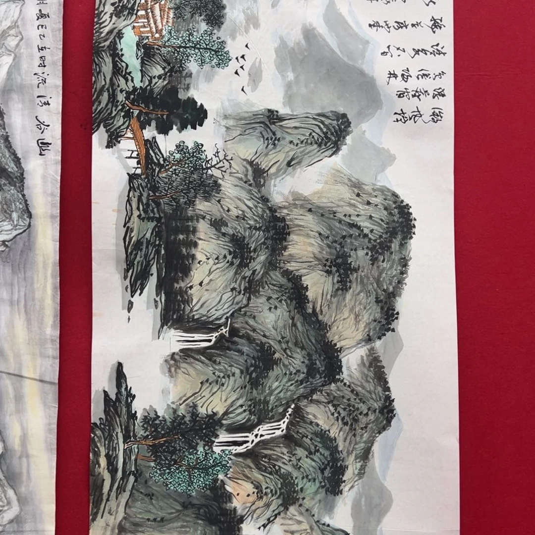 国画绘画作品多次参加全国5