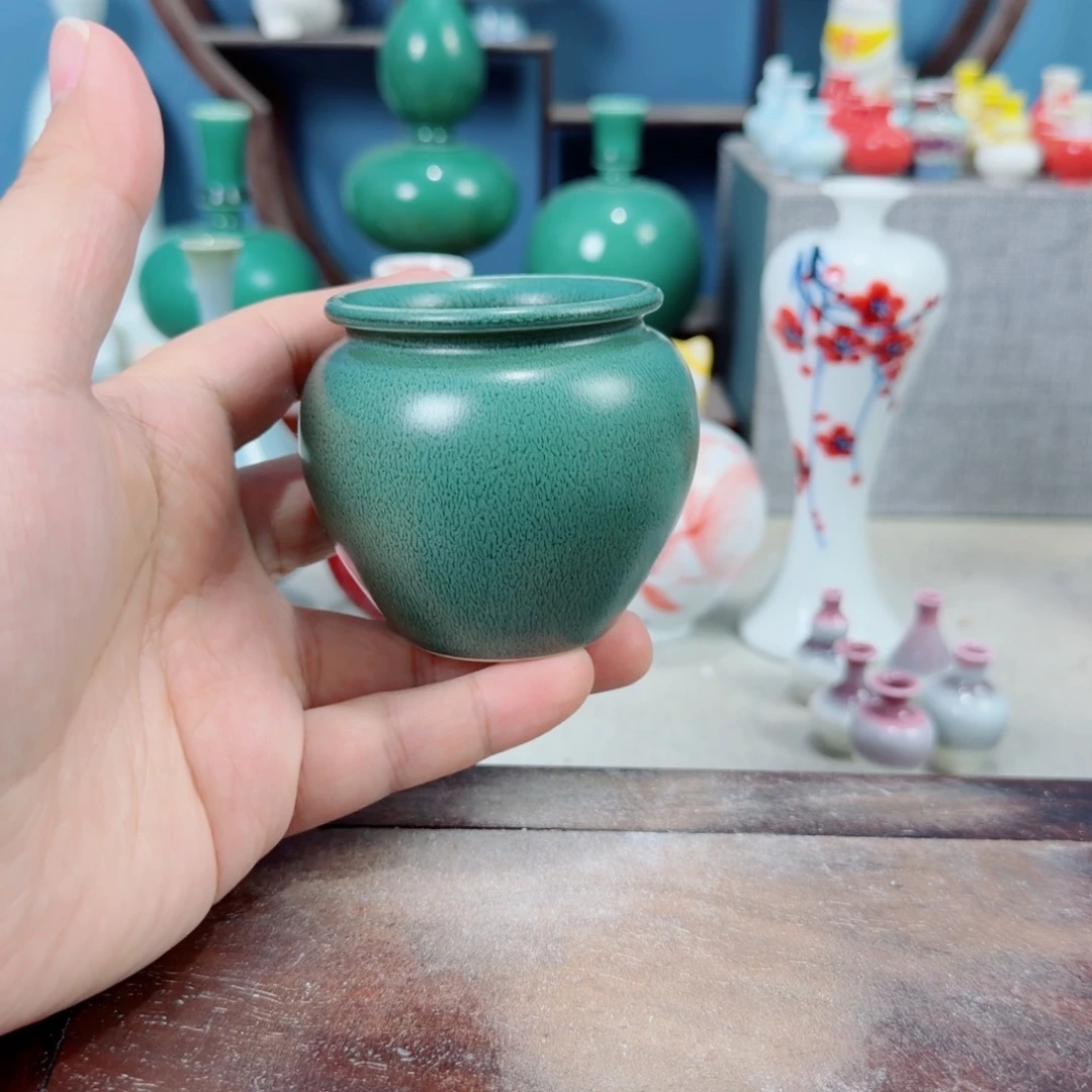 陶瓷手工小花器摆件