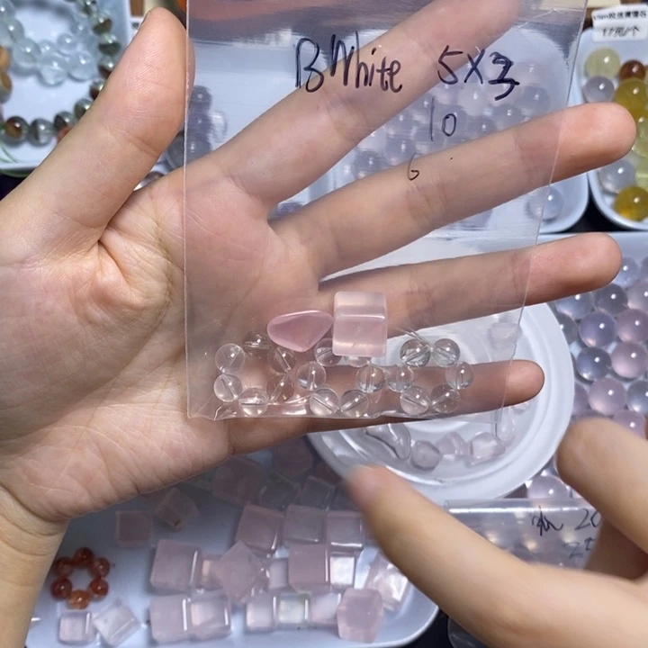 B***e水晶手链未镶嵌跑环 随性 方糖