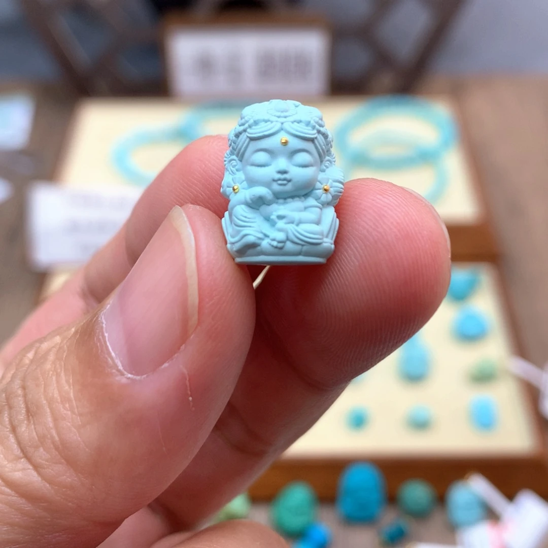 绿松石未镶嵌8配饰