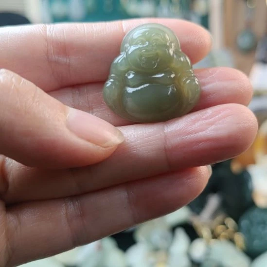 和田玉（青玉）未镶嵌颈饰