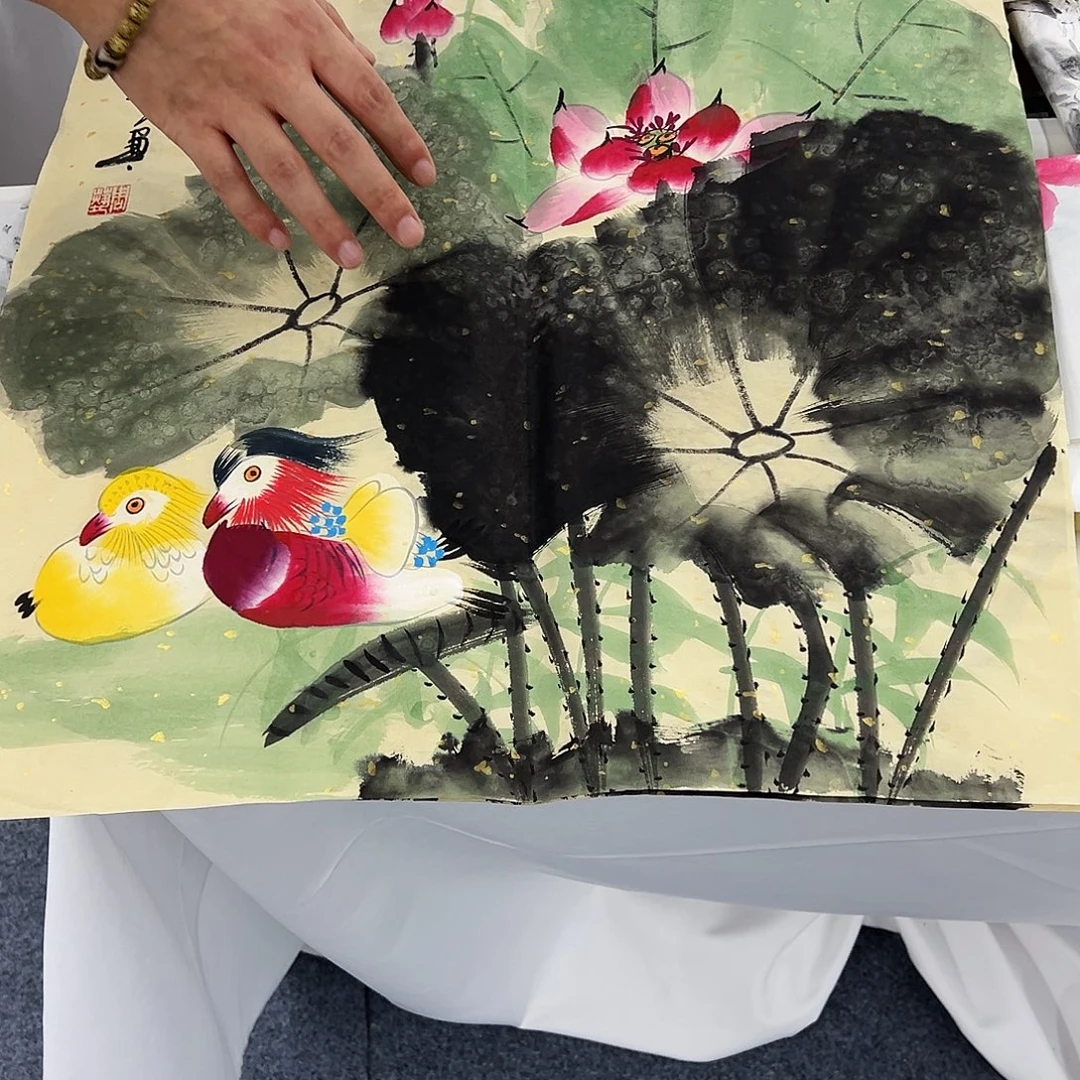 国画宣纸纯手绘字画