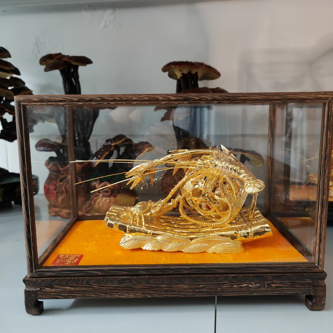 家居摆件，龙虾蟹篓，一帆风顺顺风顺水，尺寸30*18*22cm