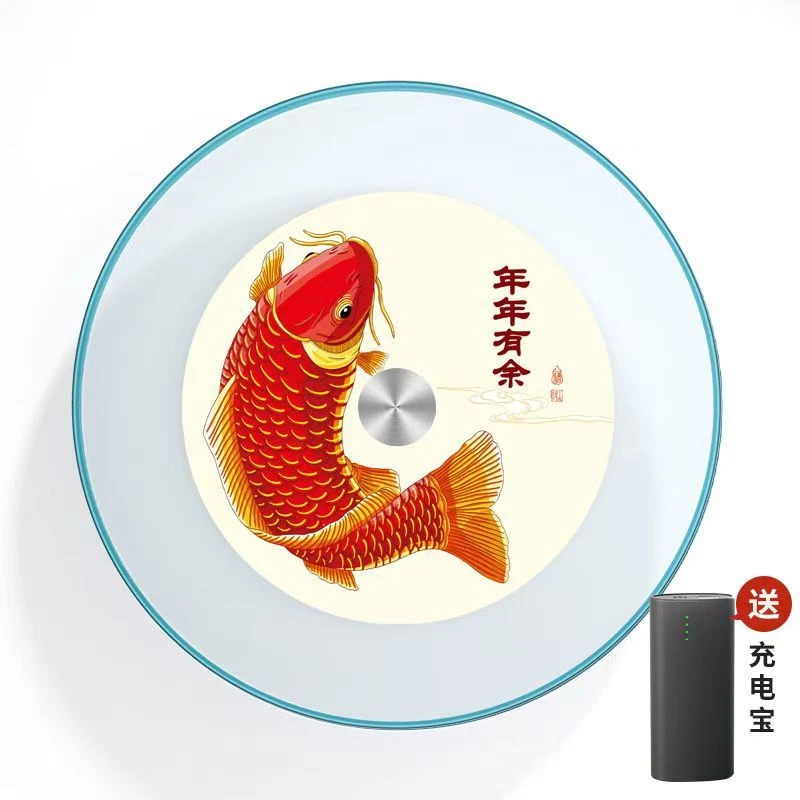 餐桌电动转盘家用酒店电动餐桌器一体电动转盘餐桌钢化玻璃全自动