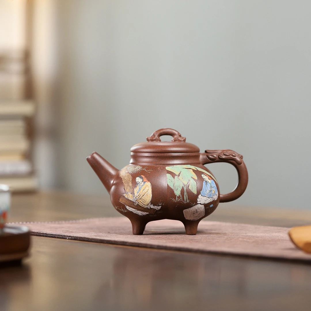 琴棋书画 260cc 毛阿明 紫砂技艺传承人