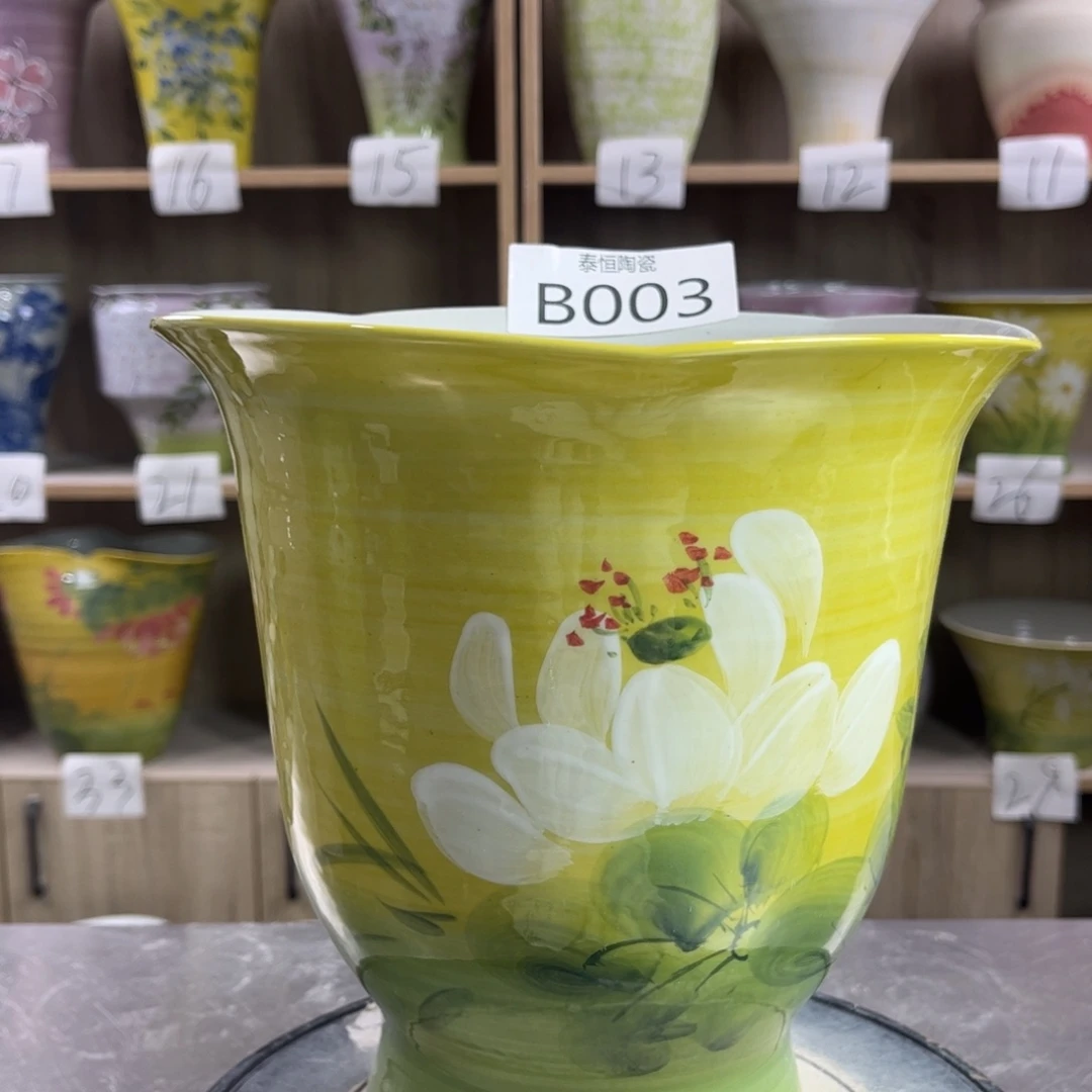 景德镇陶瓷花盆花盆