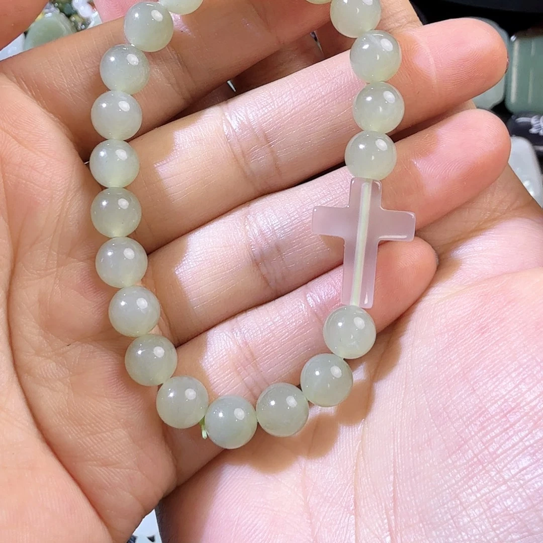 和田玉未镶嵌手链