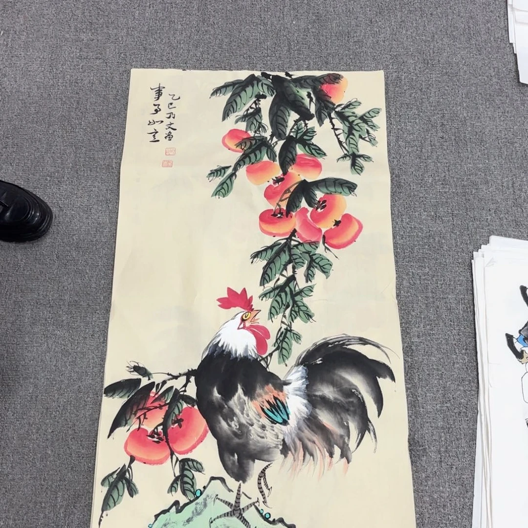 国画国画作品多次