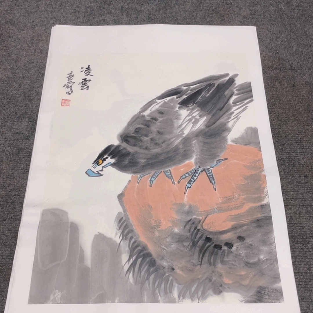 国画1.4平尺纯手绘国画作品