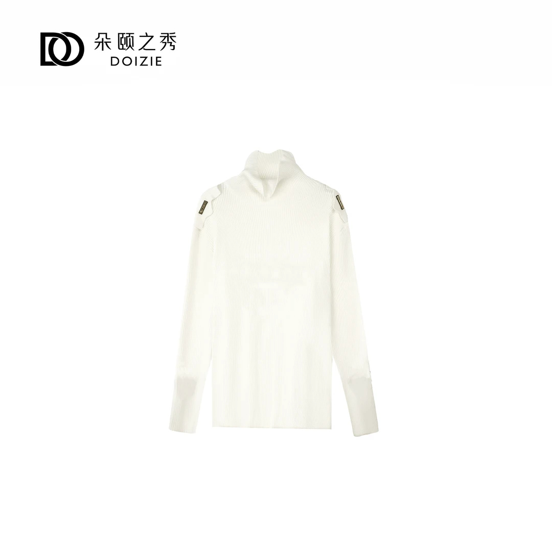 朵颐之秀|小香风高级宽松气质设计针织长袖D-24793