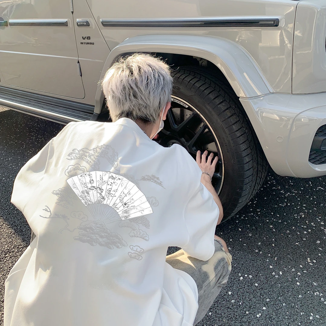 2025夏季爆款短袖t恤男潮牌字母印花纯棉T恤衫百搭宽松半袖上衣