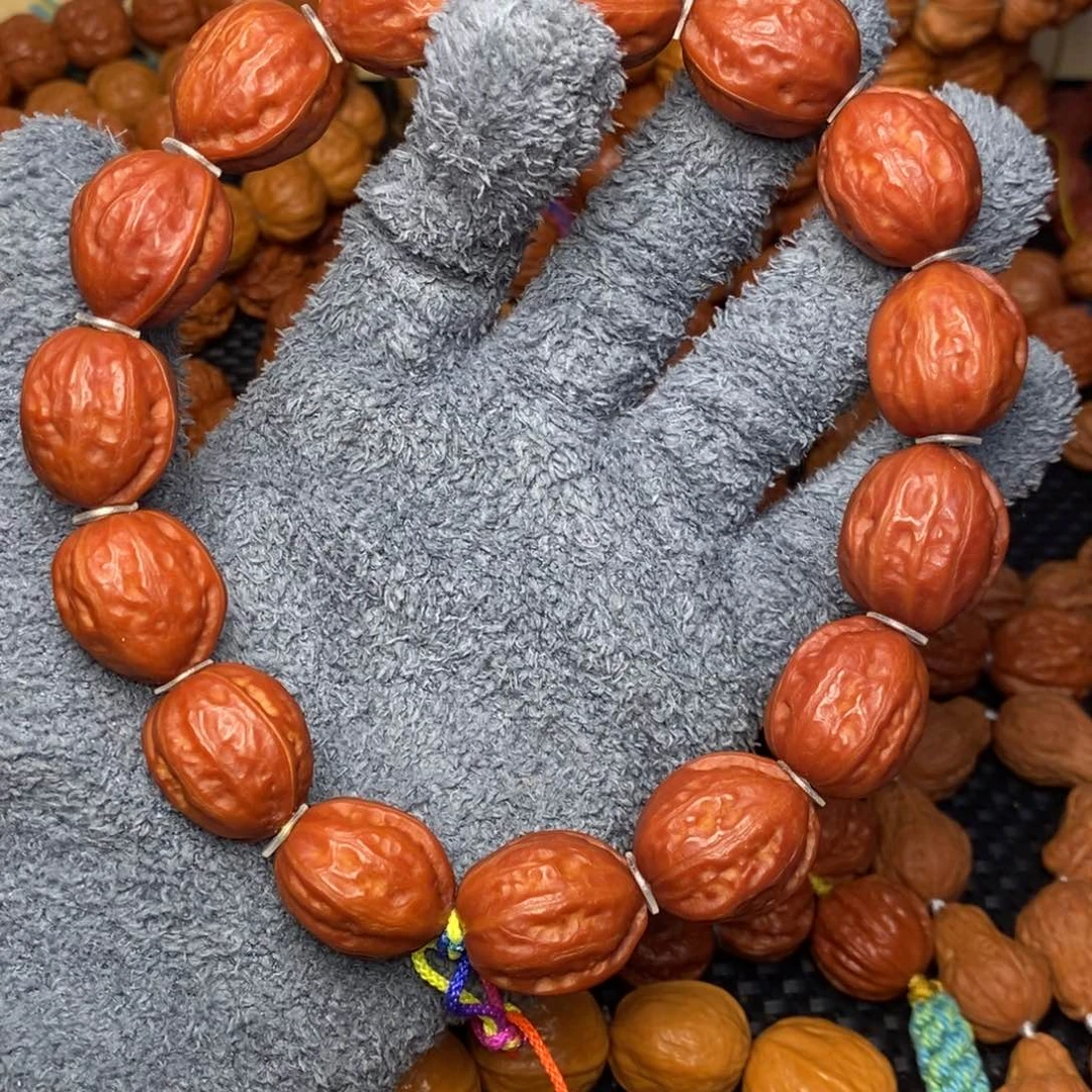 吊坠文玩核桃红皮钱袋子手持20.21.23