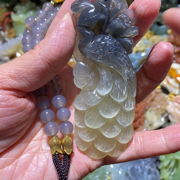 岫玉岫玉吊坠未镶嵌