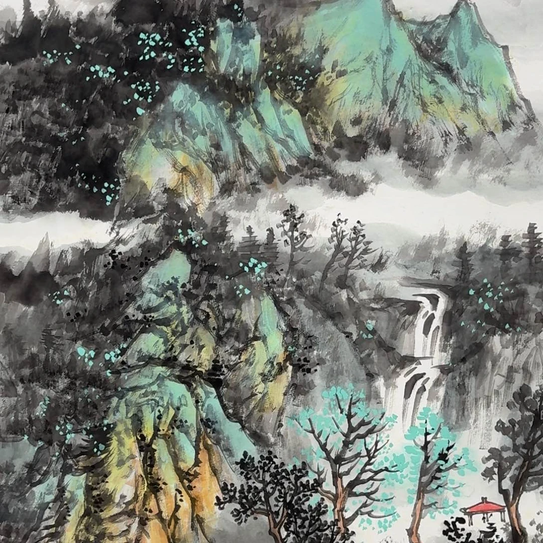 国画国画HJG国画作品