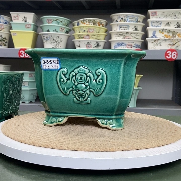 紫砂宜兴紫砂花盆