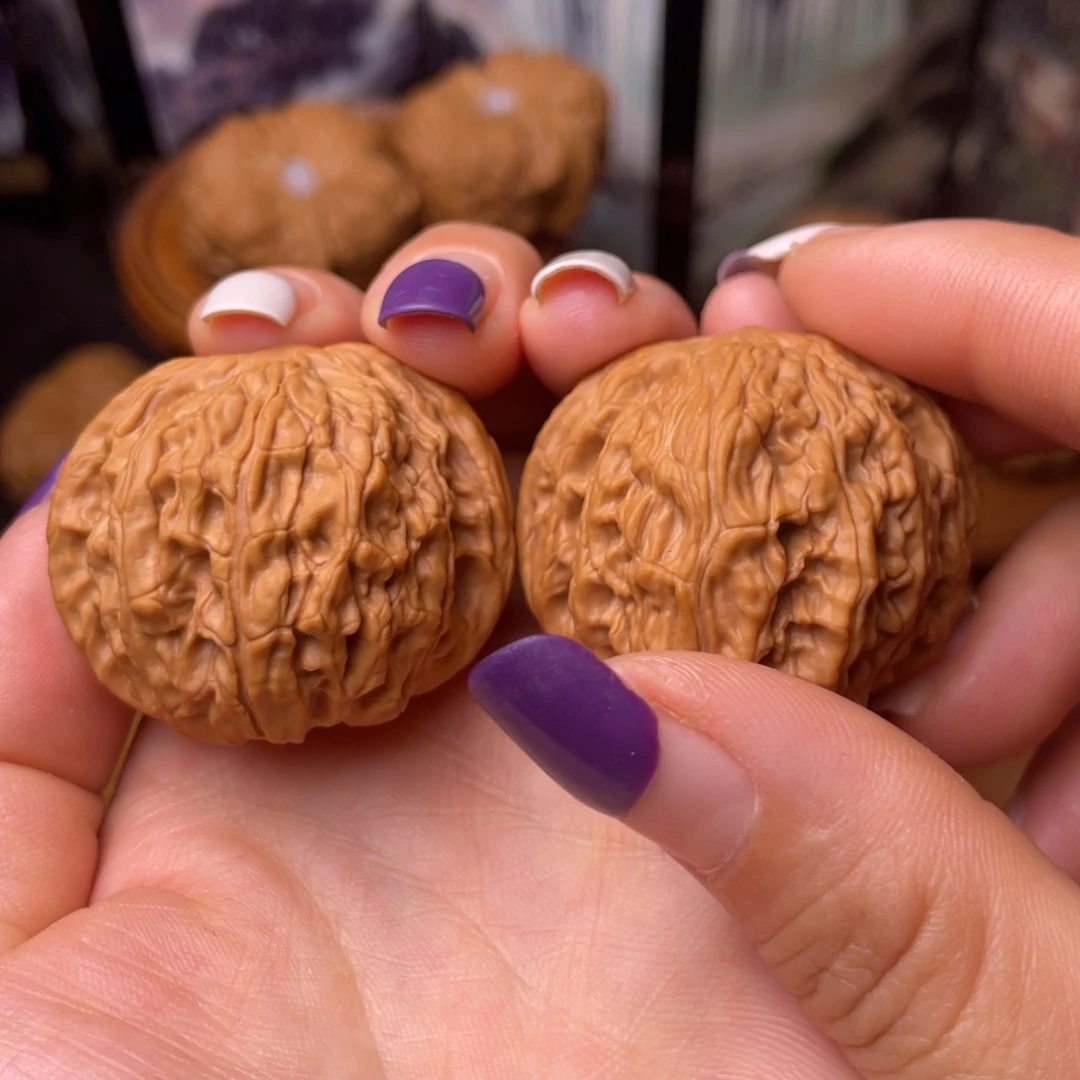 文玩核桃把件39全品山地磨