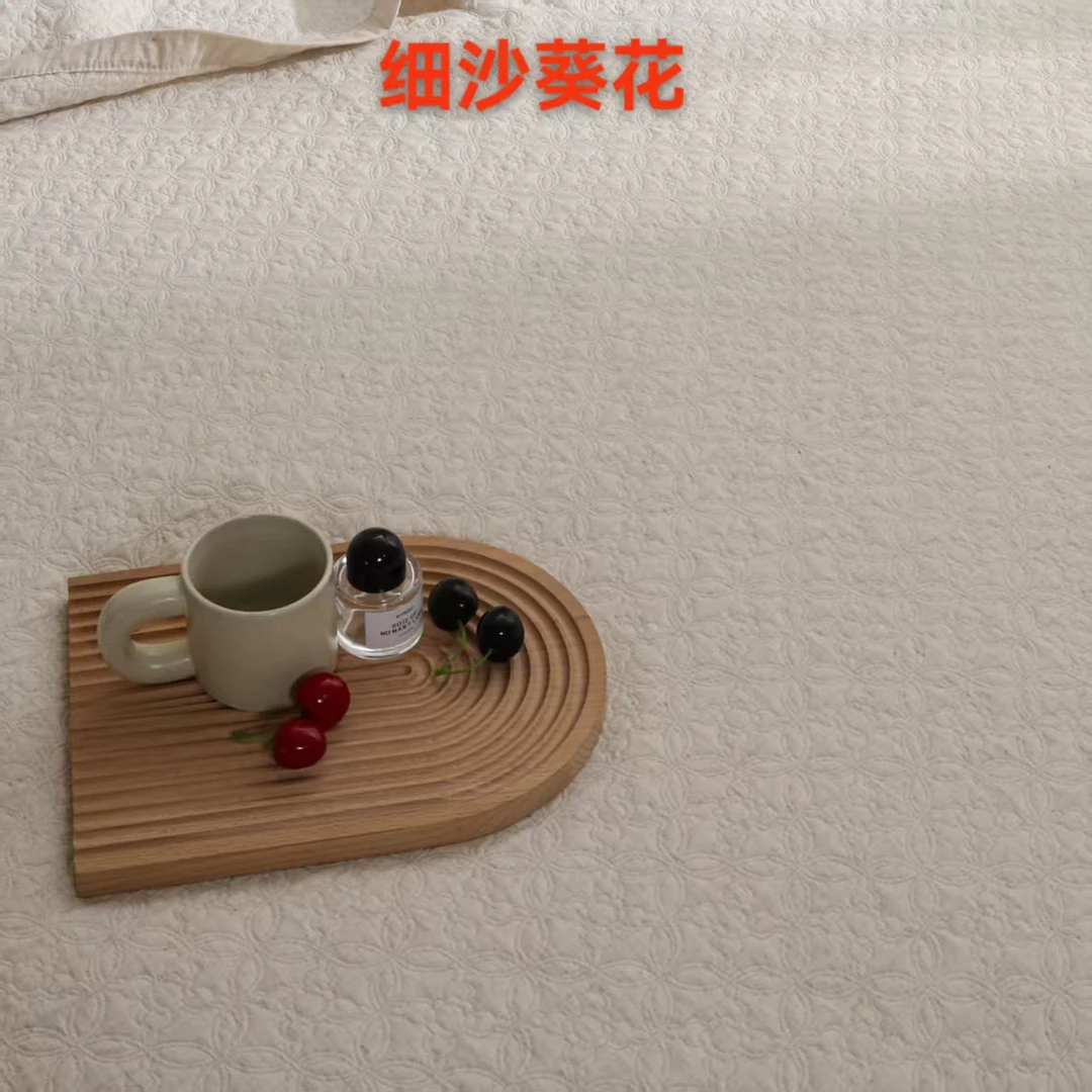 【细沙葵花】230*250cm高端私人订制软绵毯床盖