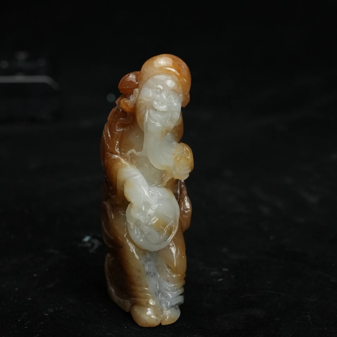 lot33和田玉糖料财神/qg51129-178828 保利山东拍卖