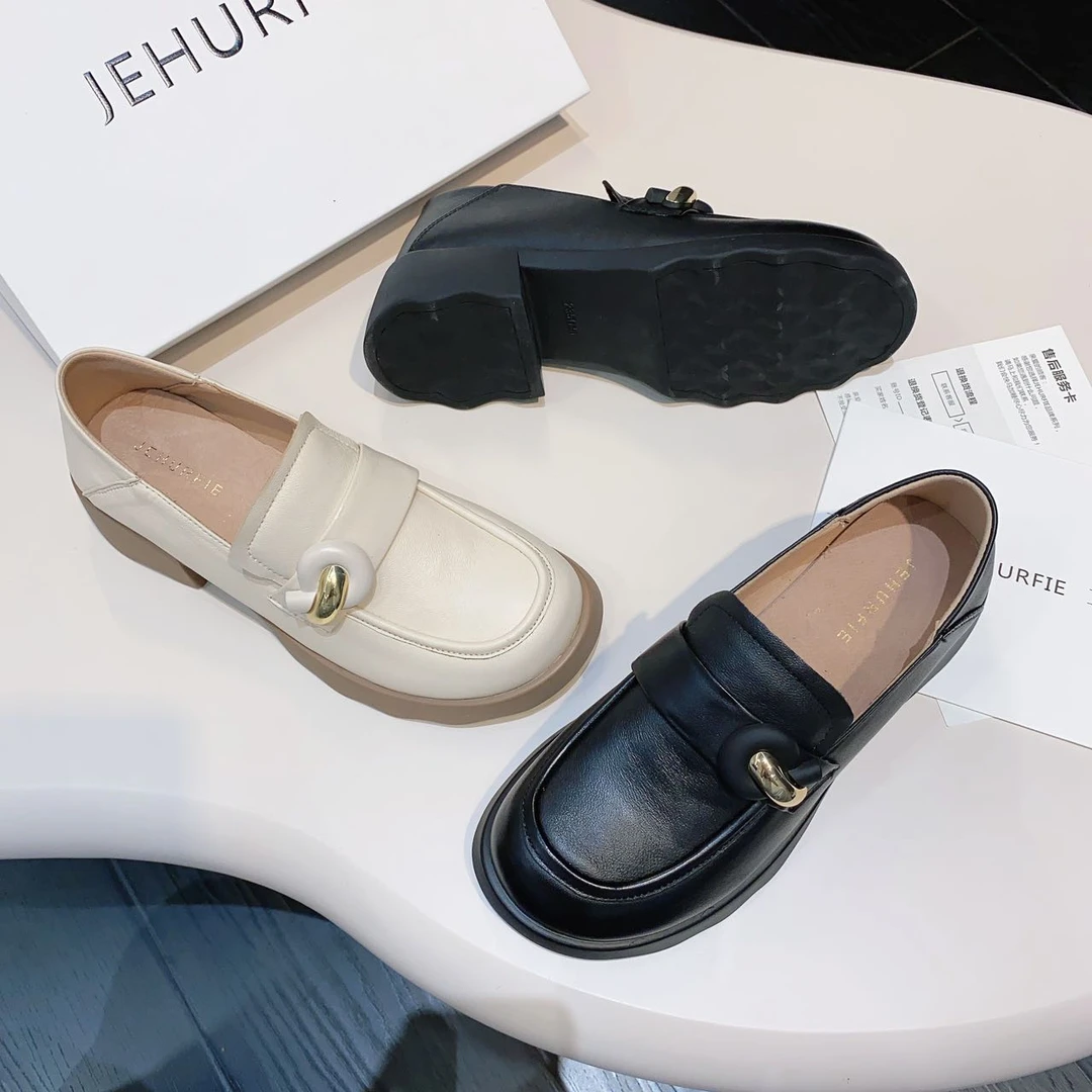 【天邑严选】头层羊皮乐福鞋AB23569