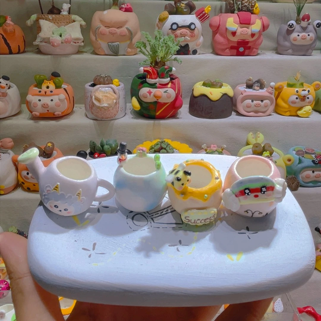 047纯手工制作重工盆盆25一个