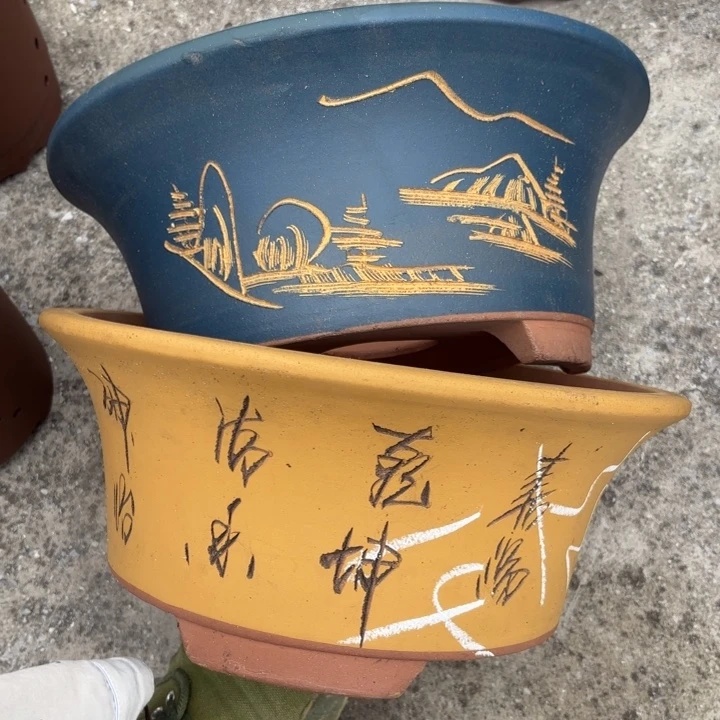 紫砂花盆紫砂的颜色