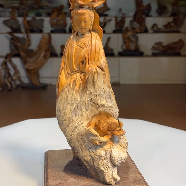 柏木（崖柏）根雕工艺摆件