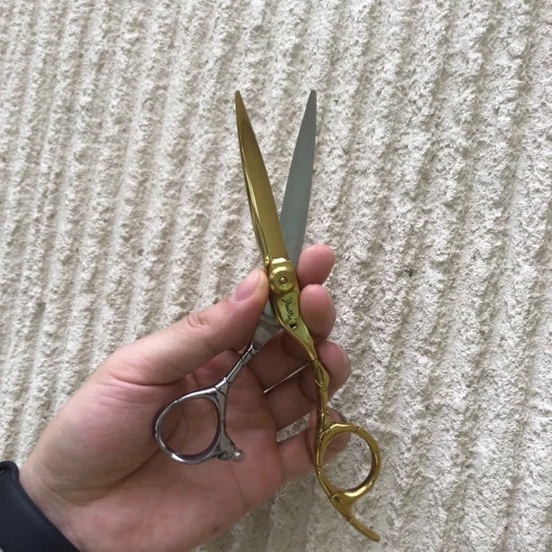 发廊专业剪刀综合剪无痕牙剪6寸日本440A钢材综合剪套装TK