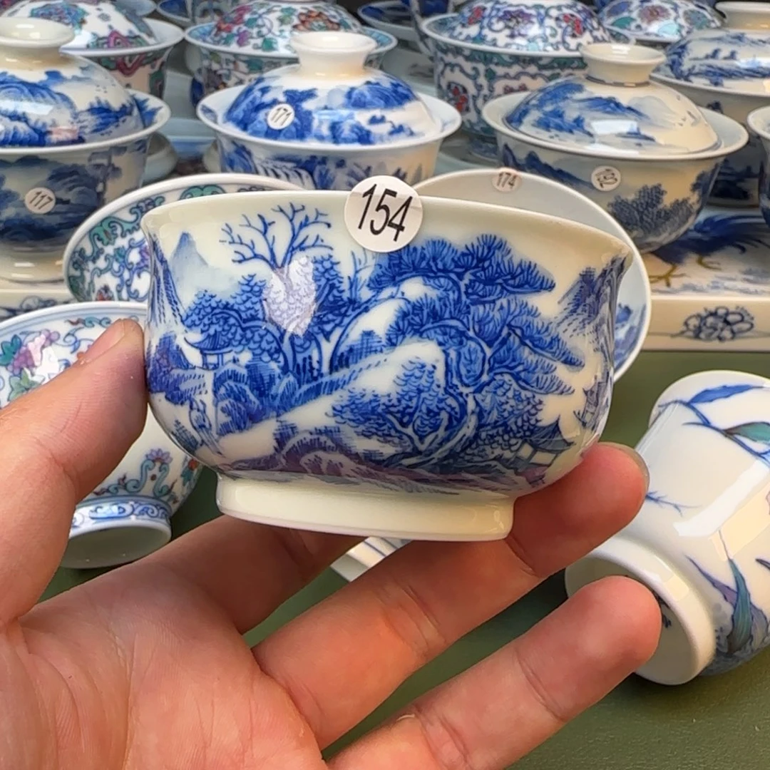 景德镇手工手绘茶具154
