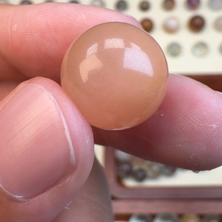 水晶珠宝半成品未镶嵌16.4mm