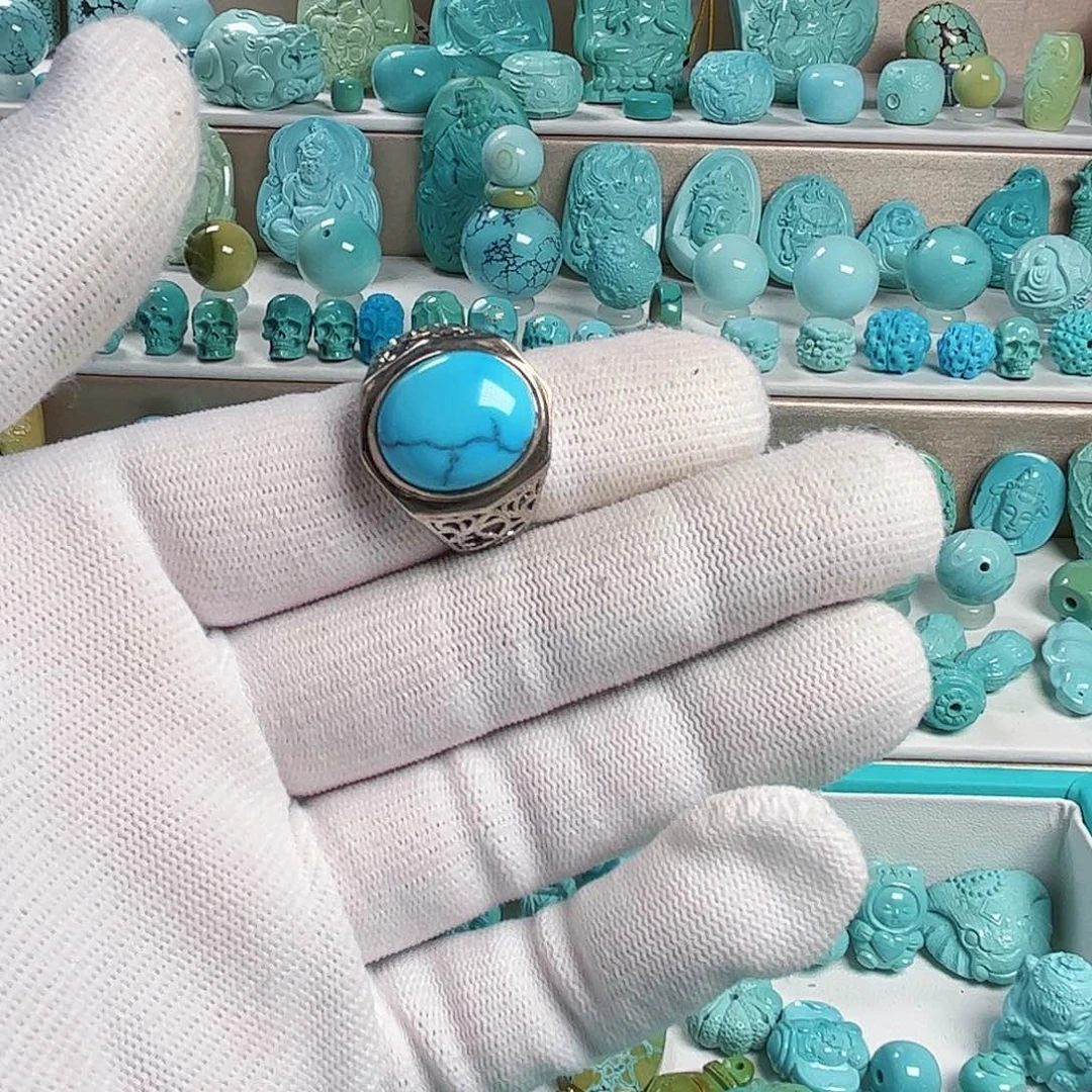 绿松石未镶嵌珠宝奇石