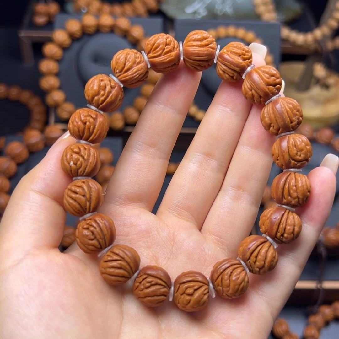 桃核手串火麒麟14手串