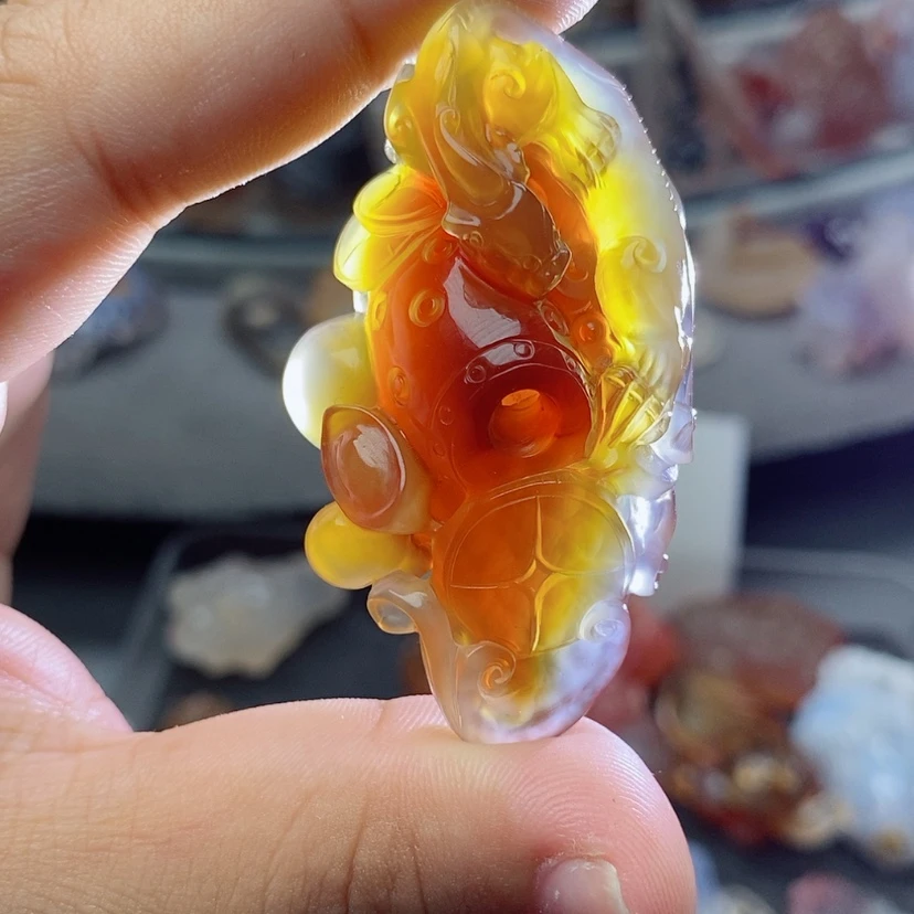 【闪购商品】未镶嵌吊坠定制玛瑙