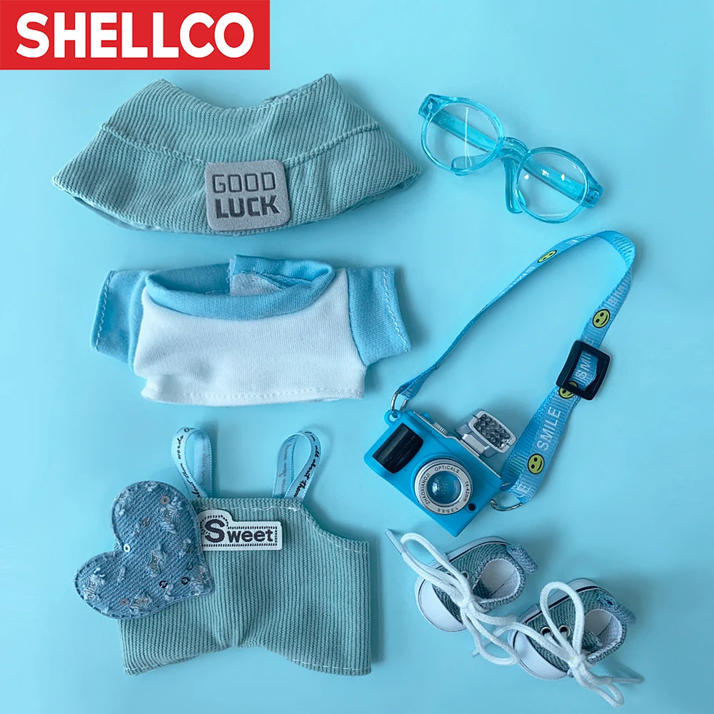 【Lububu娃衣】 353娃衣蓝色可爱风格17CM马卡龙创意礼品娃衣