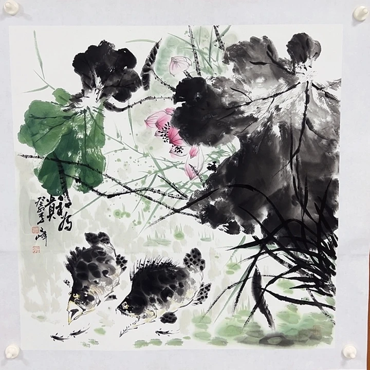 国画李文峰的画作