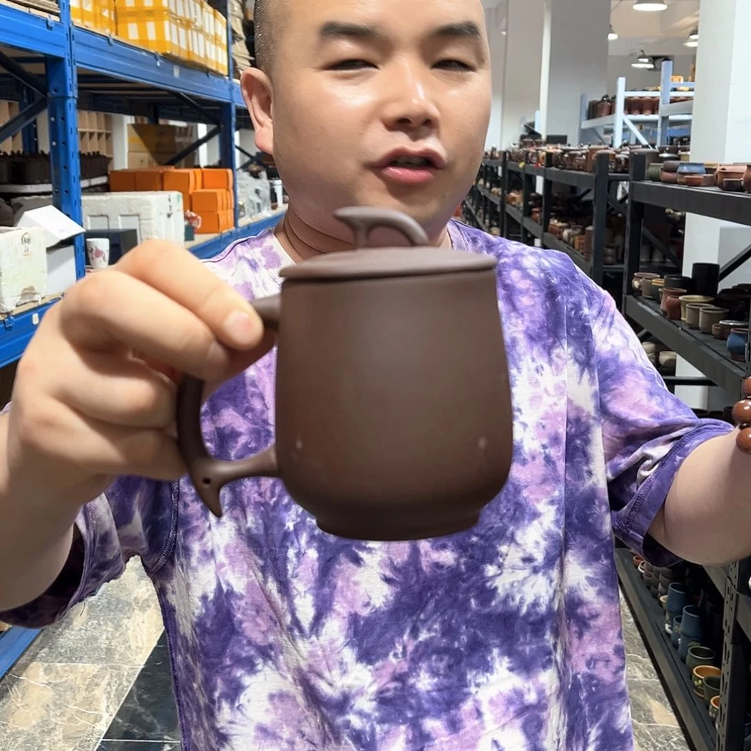 茶杯紫砂云*海紫砂壶紫砂杯紫砂茶宠盖碗