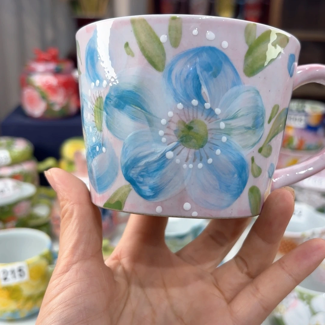 景德镇手绘高温釉下彩陶瓷茶具