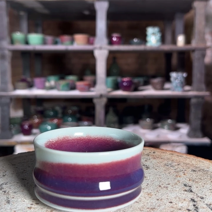 瓷片钧瓷摆件杯子茶器38