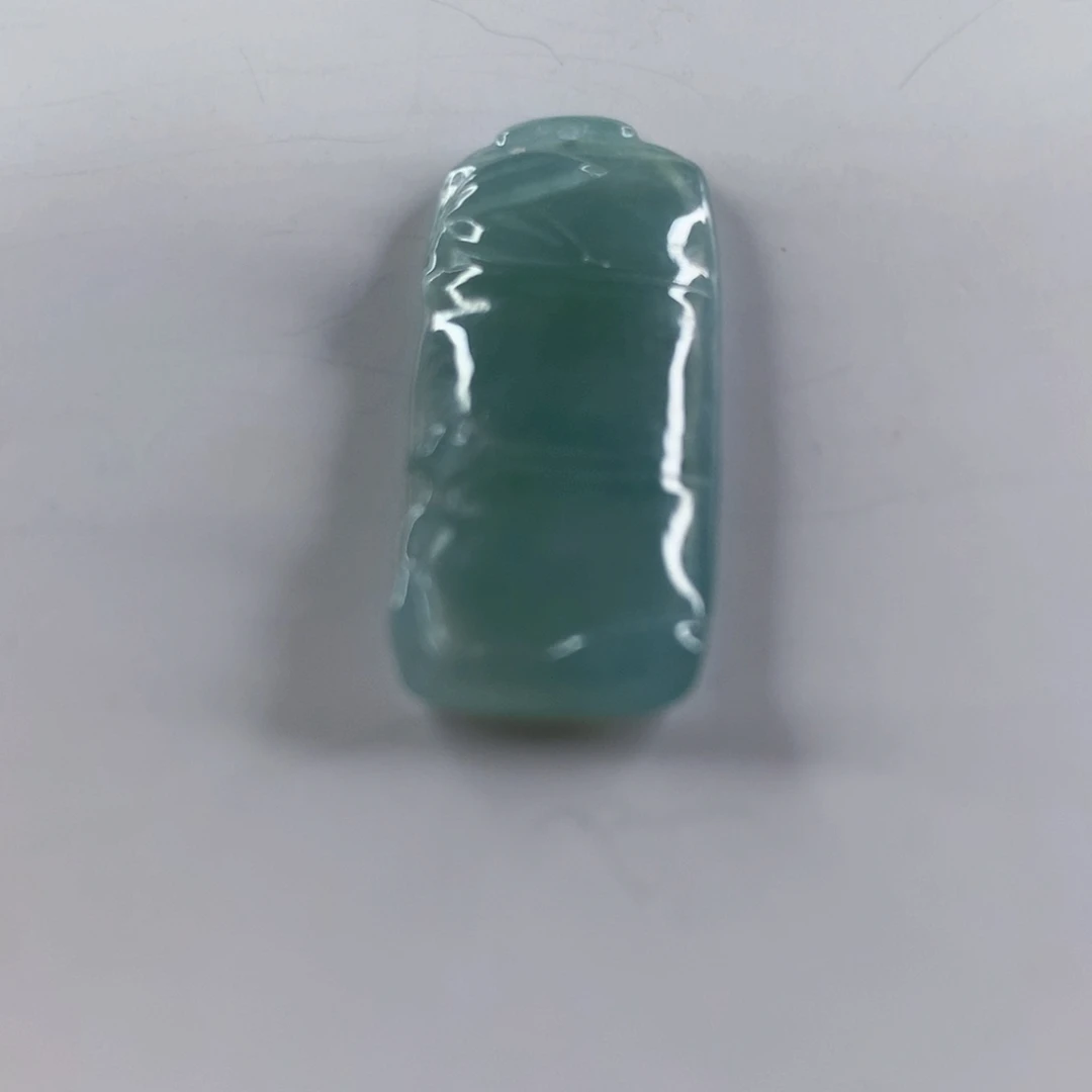 翡翠未镶嵌颈饰缅甸天然A货翡翠 竹节