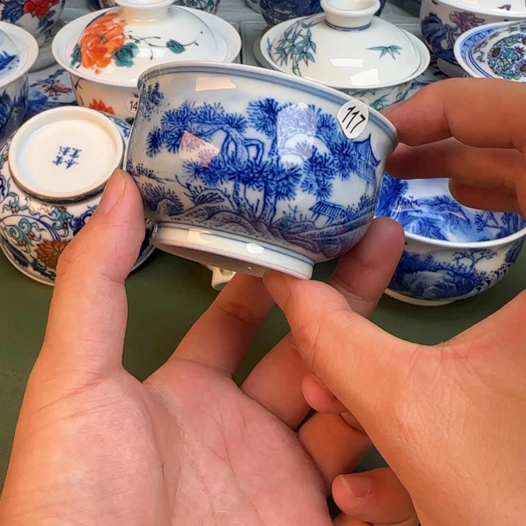彦祖纯手工手绘茶具117