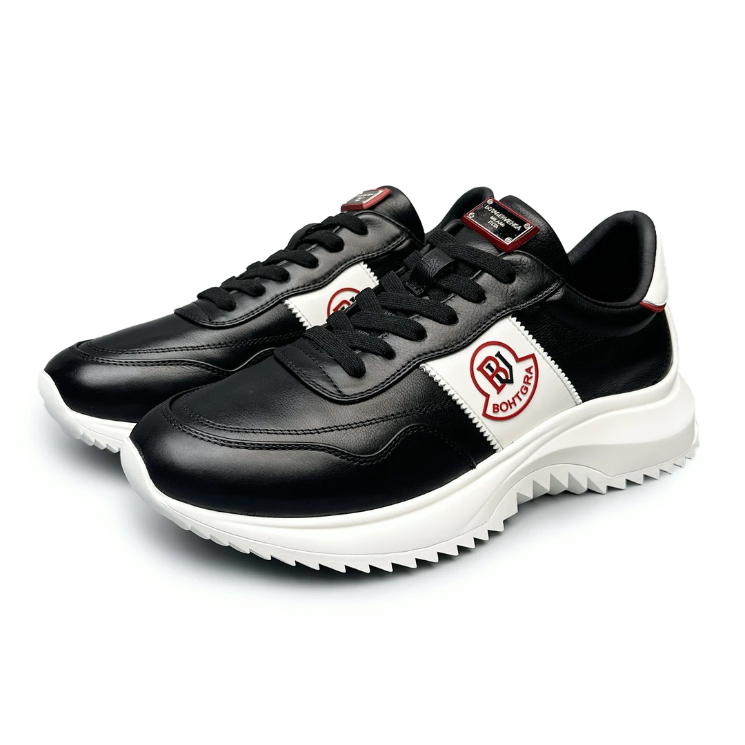 BIEUBRAYR【黑色】2025春夏新品舒适户外休闲透气运动轻便跑步鞋