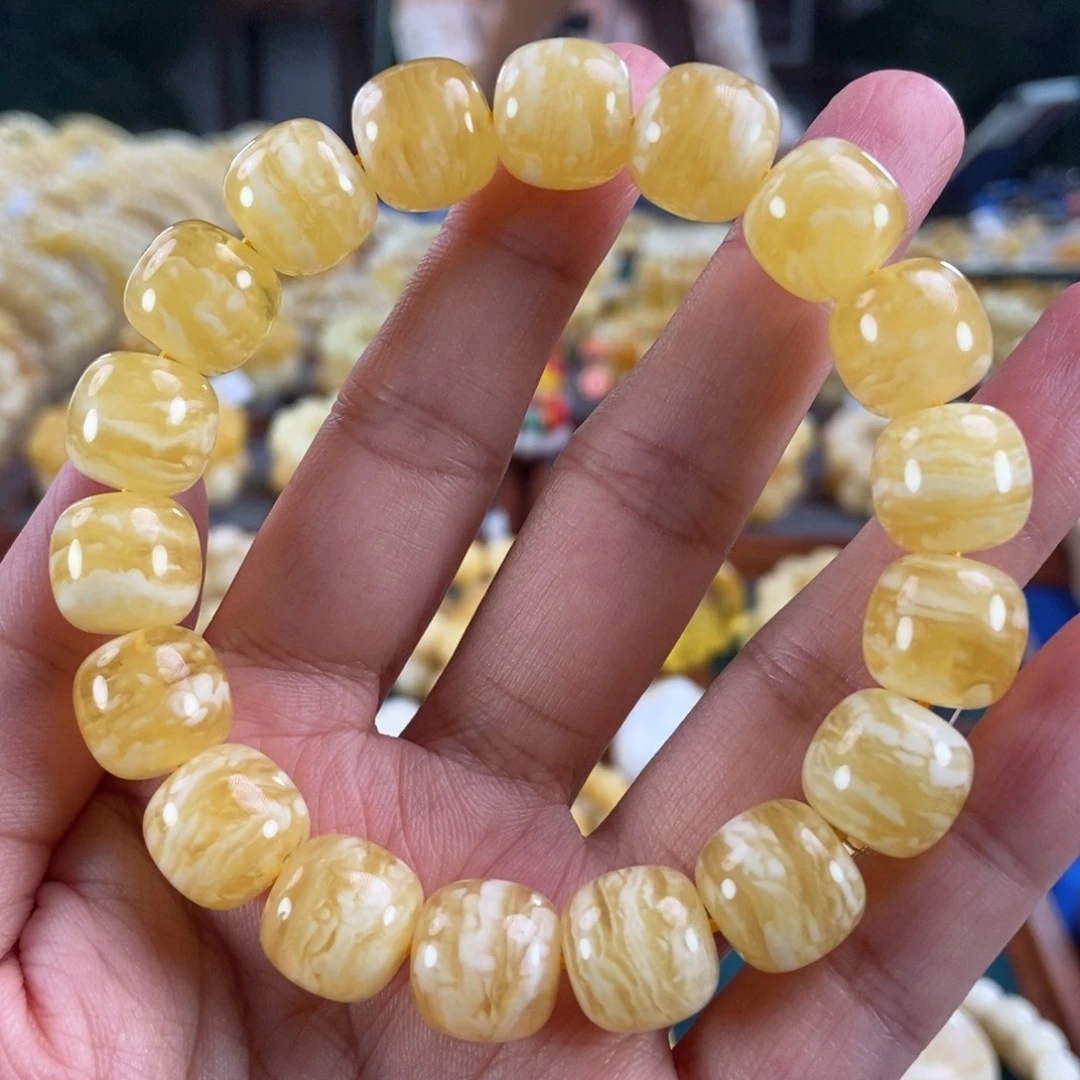 琥珀未镶嵌珠宝奇石13同料橘底虎皮老型24.51