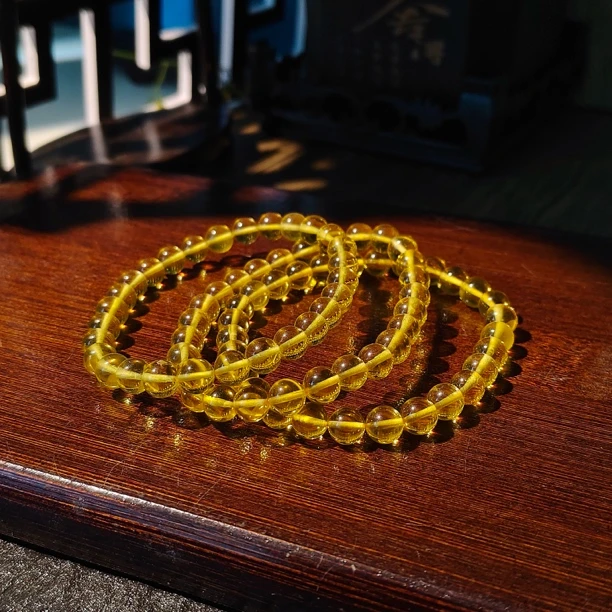 【书记甄选】天然琥珀单圈手链 多样性发一件 约6mm GD1399